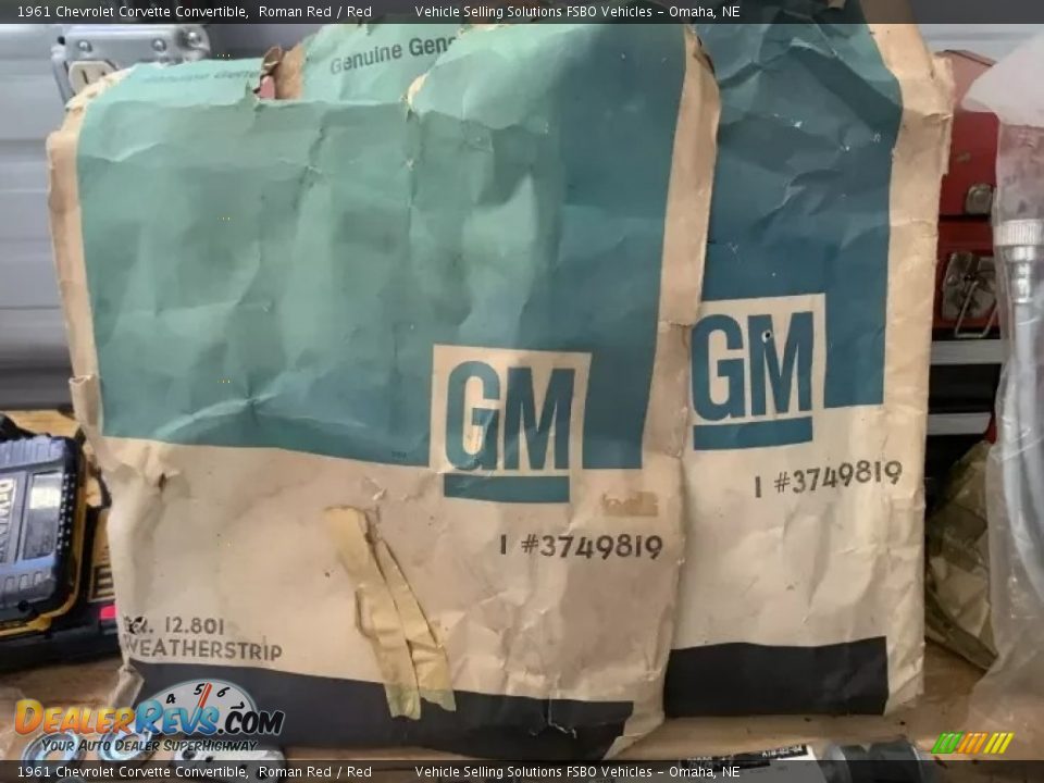 1961 Chevrolet Corvette Convertible Roman Red / Red Photo #27