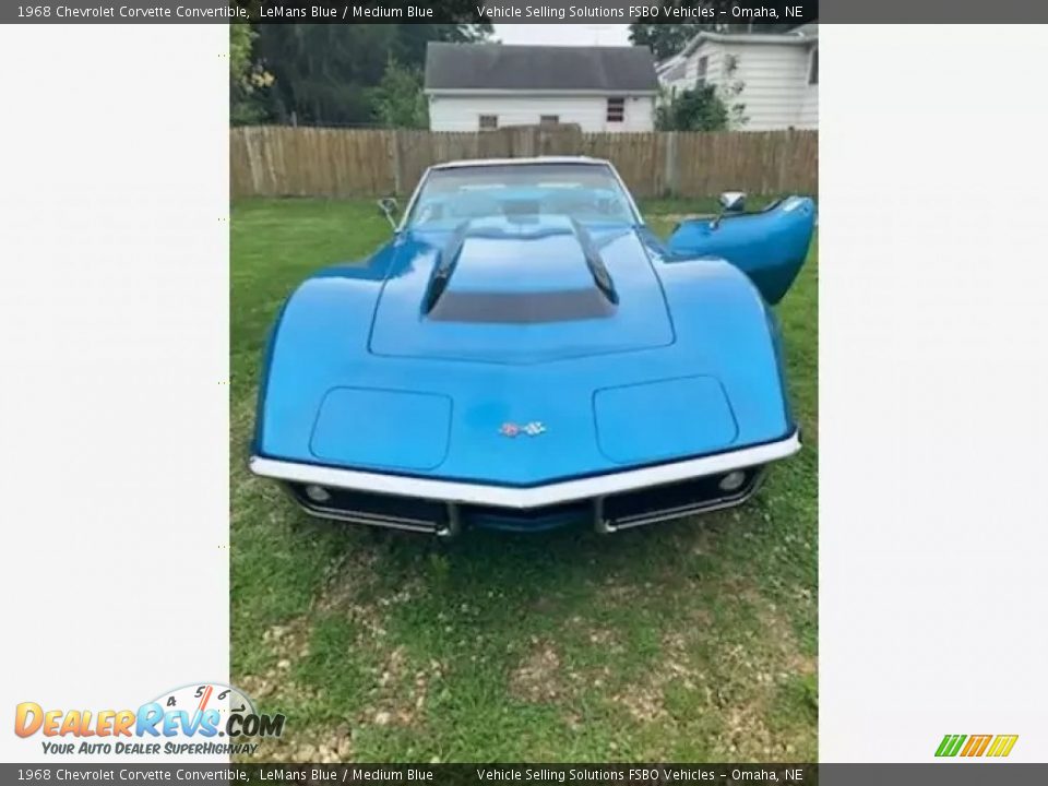 1968 Chevrolet Corvette Convertible LeMans Blue / Medium Blue Photo #1