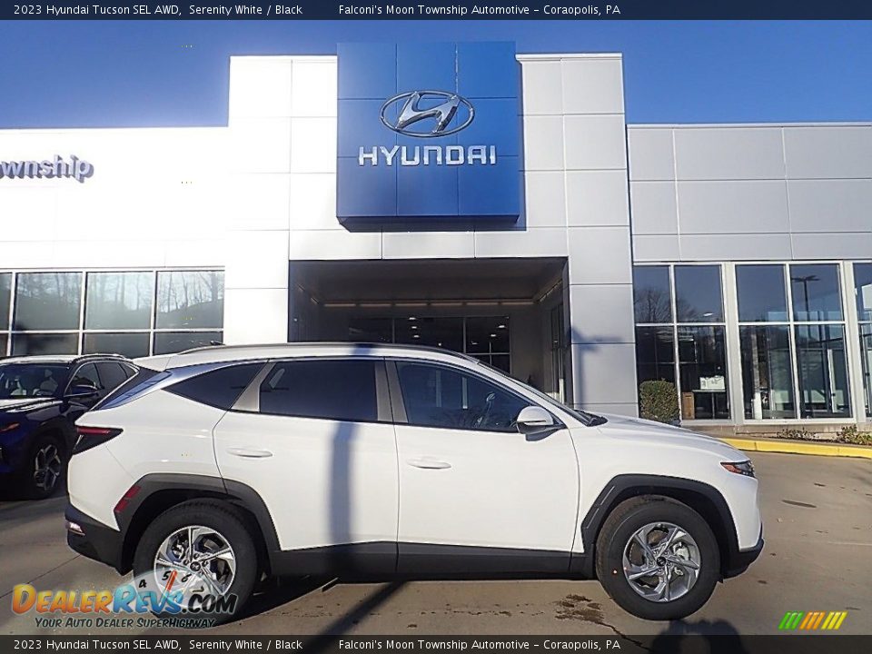 2023 Hyundai Tucson SEL AWD Serenity White / Black Photo #1