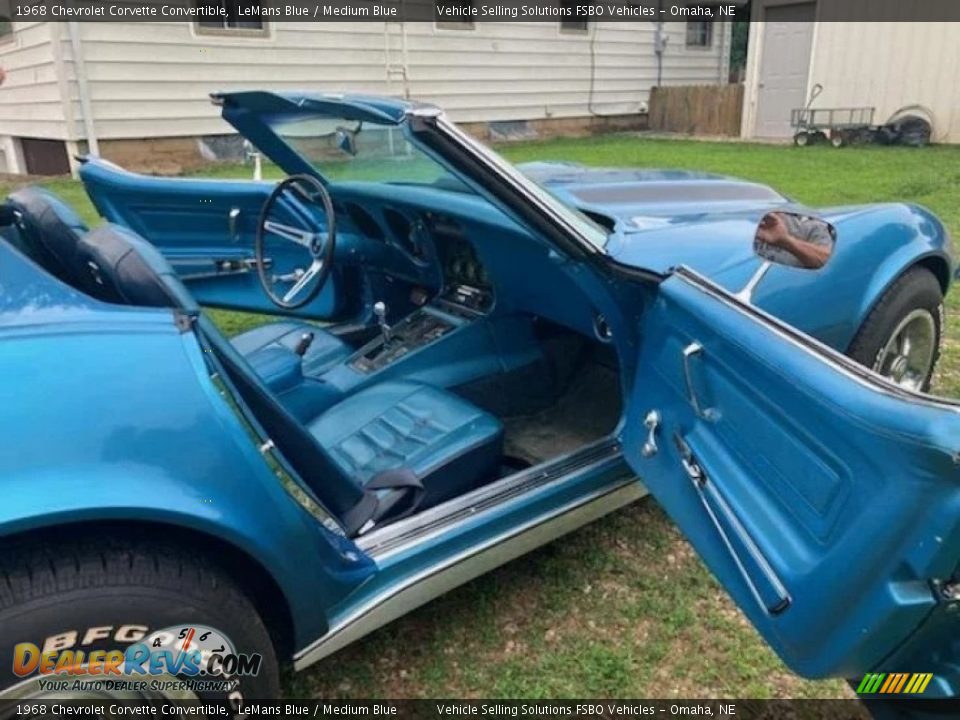 Medium Blue Interior - 1968 Chevrolet Corvette Convertible Photo #4