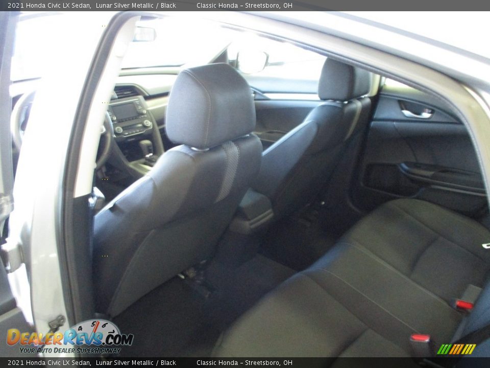 2021 Honda Civic LX Sedan Lunar Silver Metallic / Black Photo #23
