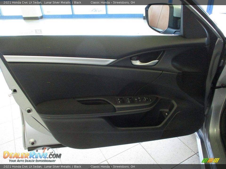 2021 Honda Civic LX Sedan Lunar Silver Metallic / Black Photo #25