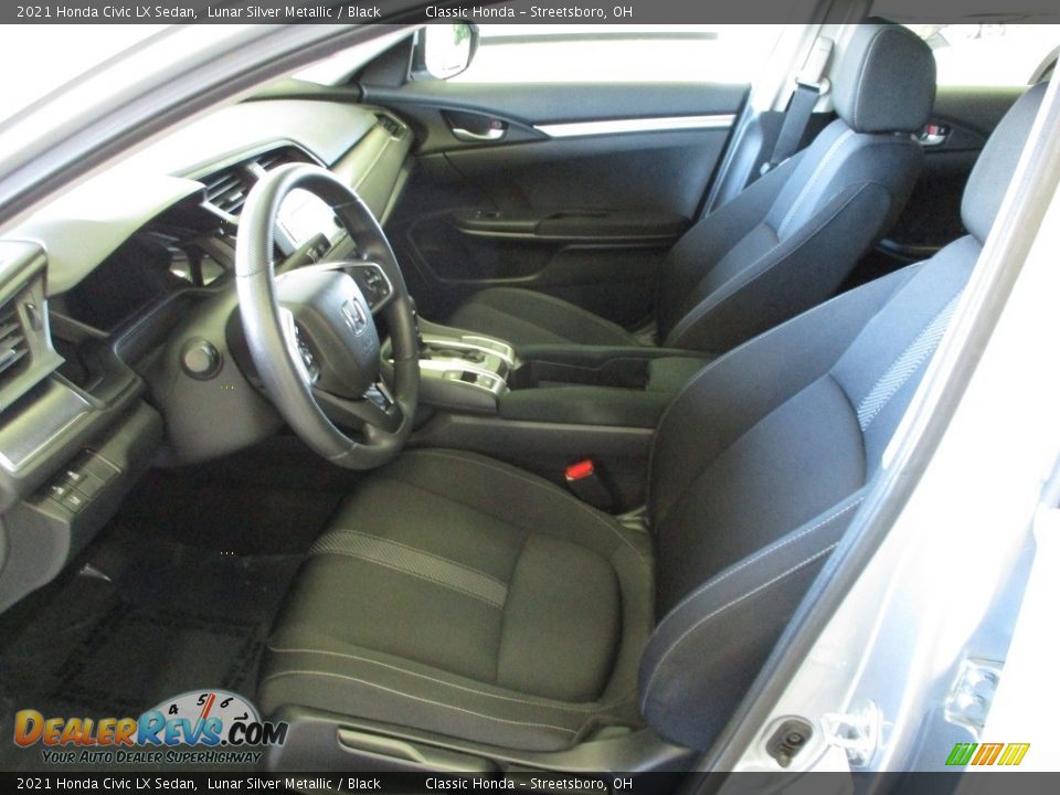 2021 Honda Civic LX Sedan Lunar Silver Metallic / Black Photo #27