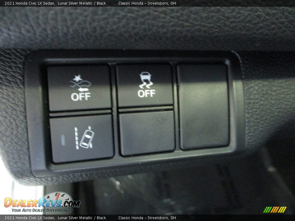 2021 Honda Civic LX Sedan Lunar Silver Metallic / Black Photo #28