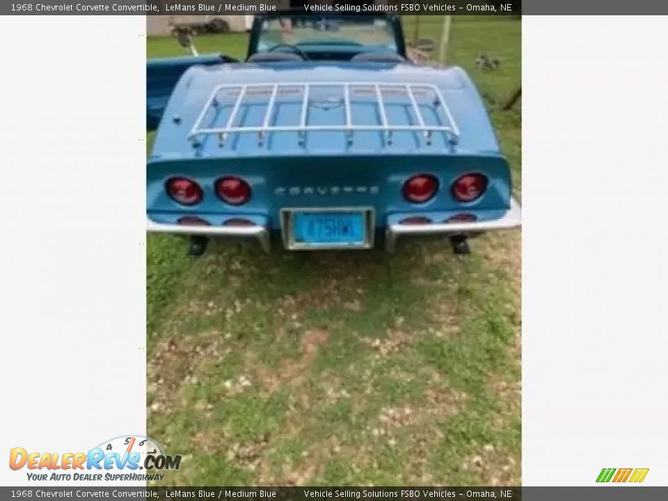 1968 Chevrolet Corvette Convertible LeMans Blue / Medium Blue Photo #11