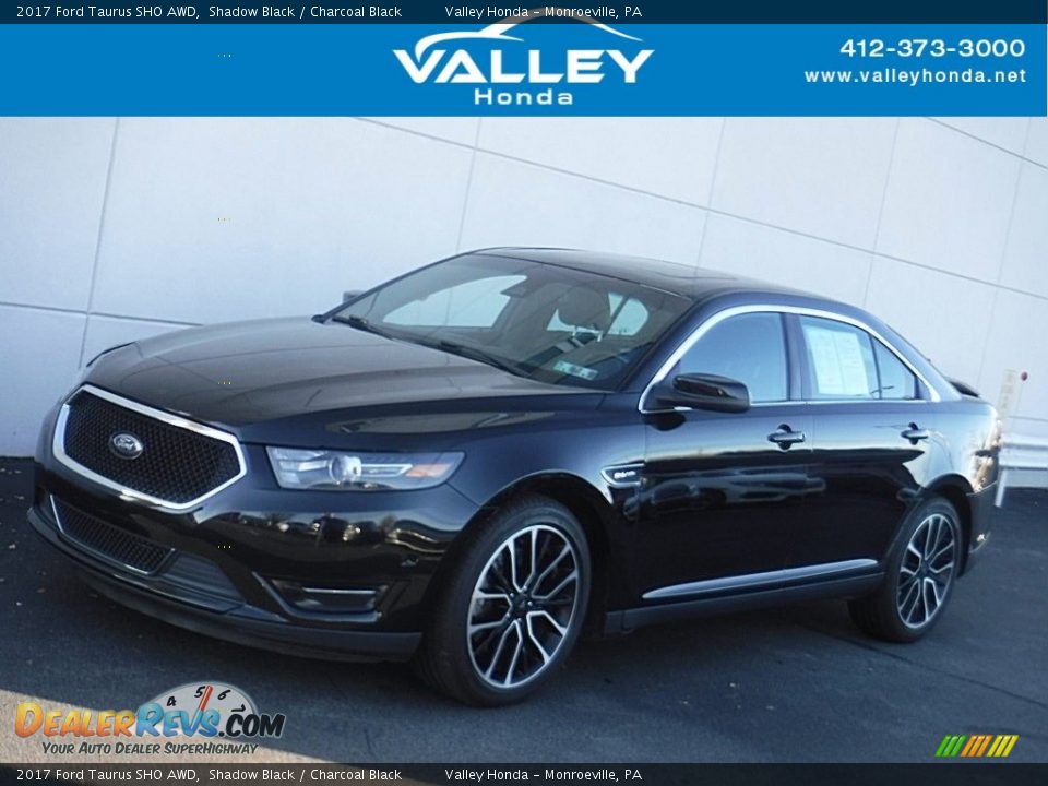 2017 Ford Taurus SHO AWD Shadow Black / Charcoal Black Photo #1