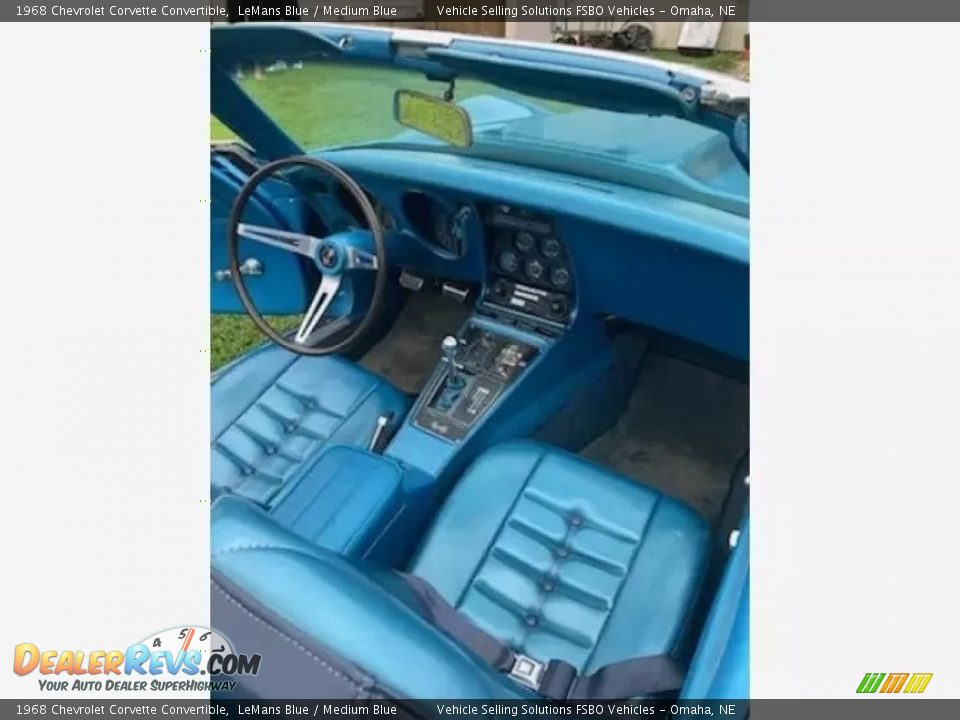 Front Seat of 1968 Chevrolet Corvette Convertible Photo #14