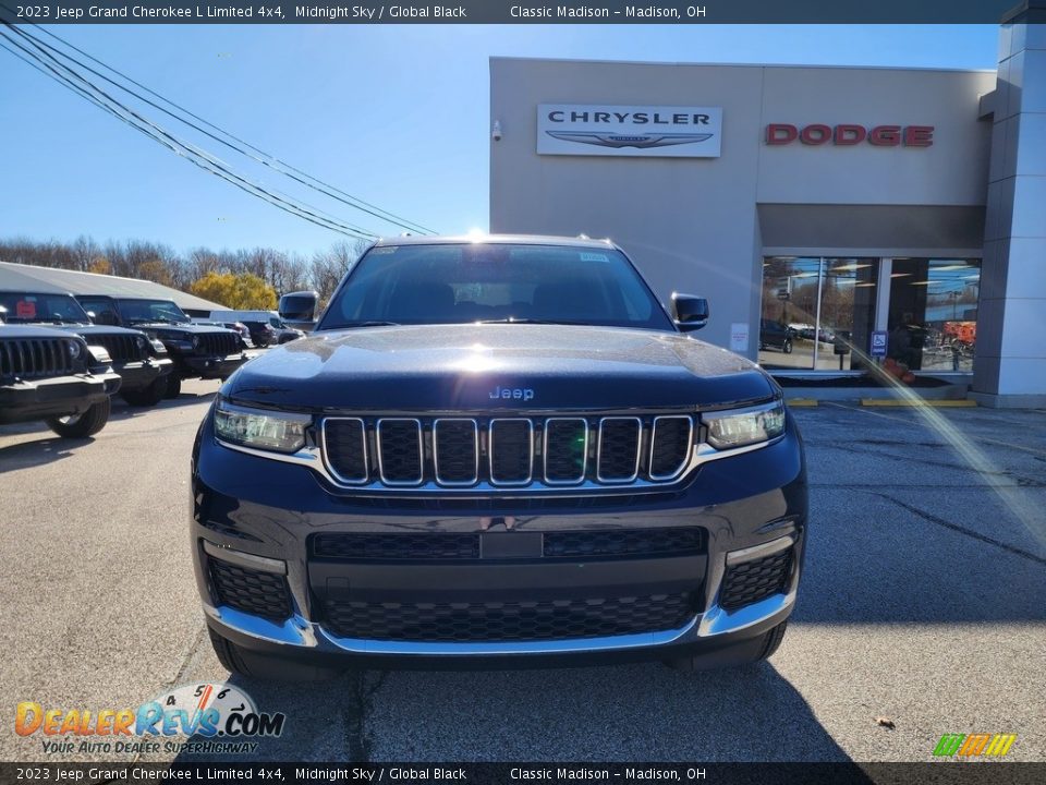 2023 Jeep Grand Cherokee L Limited 4x4 Midnight Sky / Global Black Photo #8