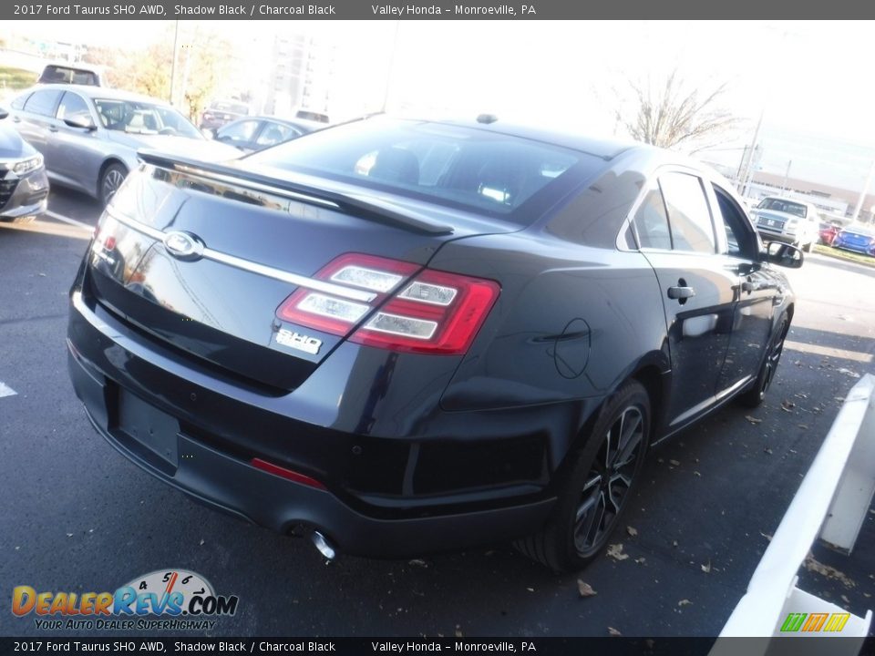 2017 Ford Taurus SHO AWD Shadow Black / Charcoal Black Photo #7