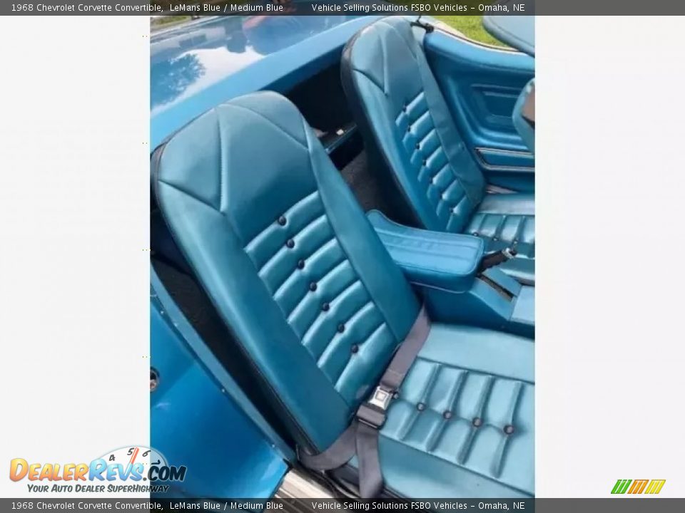 Front Seat of 1968 Chevrolet Corvette Convertible Photo #20
