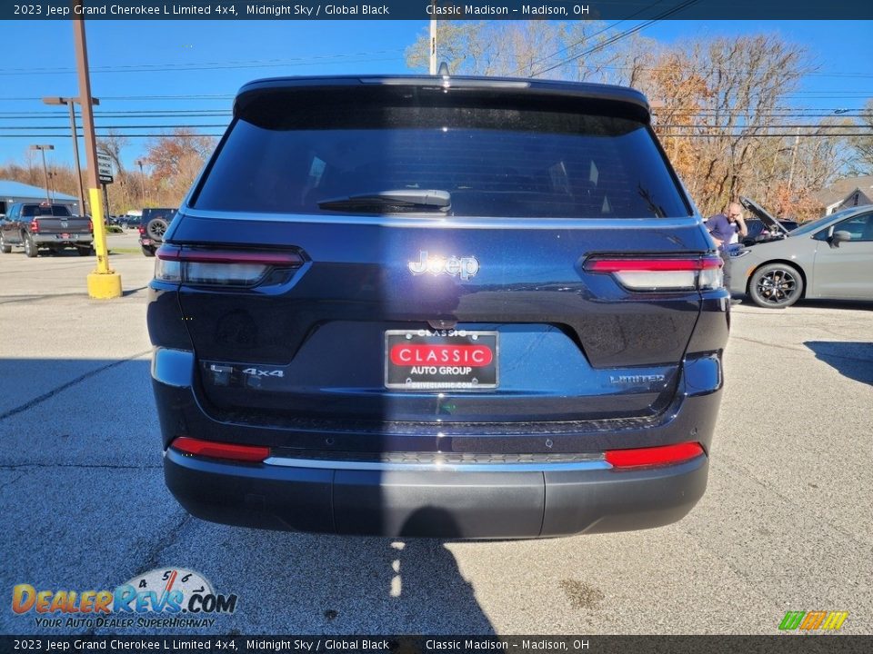 2023 Jeep Grand Cherokee L Limited 4x4 Midnight Sky / Global Black Photo #11