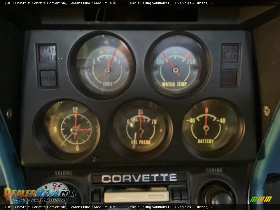 1968 Chevrolet Corvette Convertible Gauges Photo #24