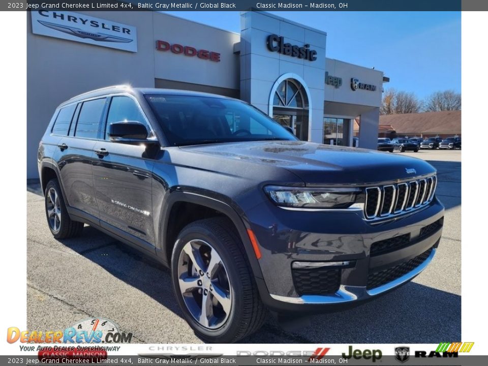 2023 Jeep Grand Cherokee L Limited 4x4 Baltic Gray Metallic / Global Black Photo #1