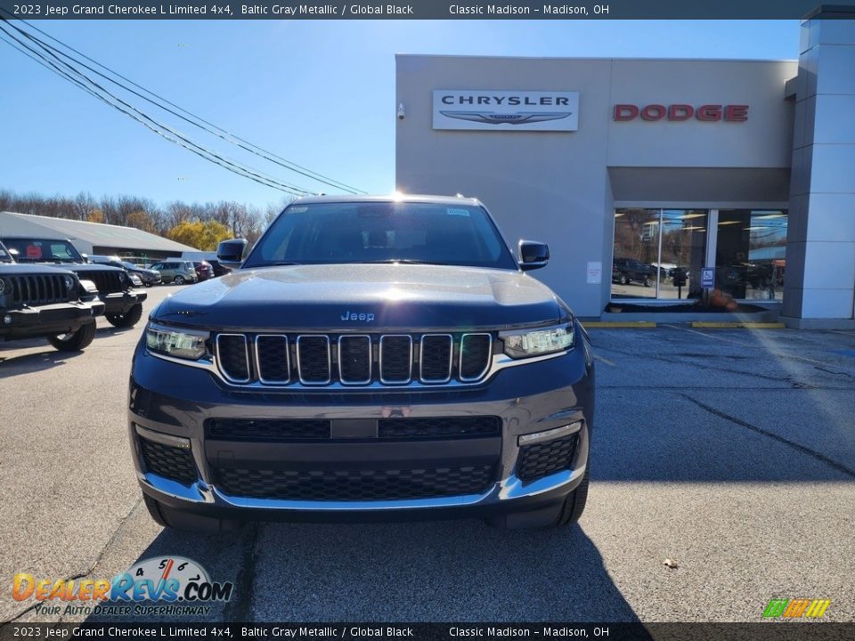 2023 Jeep Grand Cherokee L Limited 4x4 Baltic Gray Metallic / Global Black Photo #8