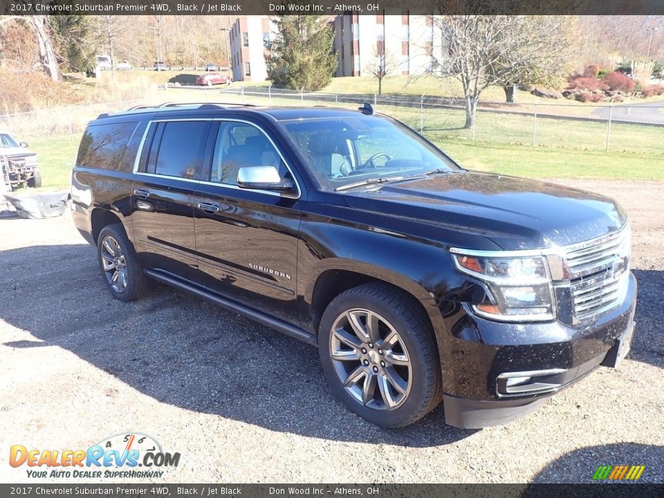 2017 Chevrolet Suburban Premier 4WD Black / Jet Black Photo #2
