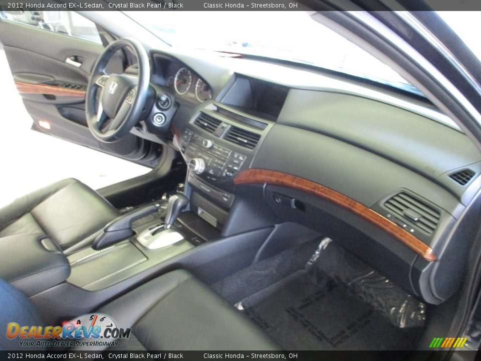 2012 Honda Accord EX-L Sedan Crystal Black Pearl / Black Photo #15