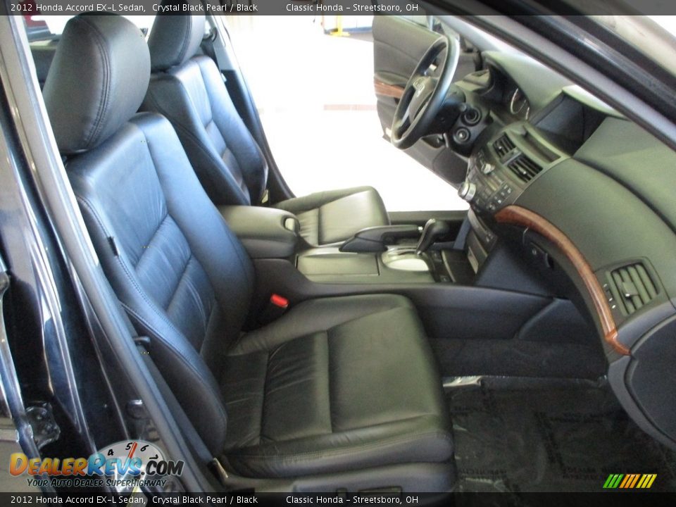 2012 Honda Accord EX-L Sedan Crystal Black Pearl / Black Photo #16