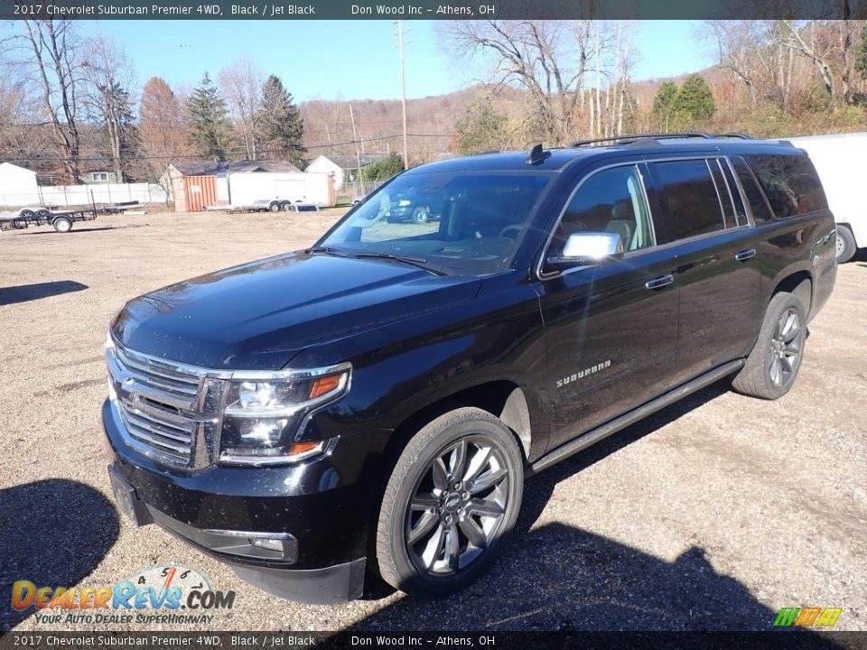 2017 Chevrolet Suburban Premier 4WD Black / Jet Black Photo #7