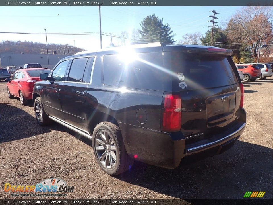 2017 Chevrolet Suburban Premier 4WD Black / Jet Black Photo #8