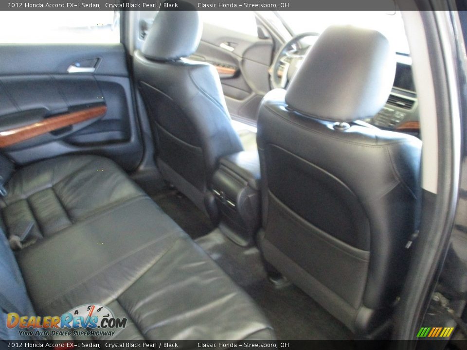 2012 Honda Accord EX-L Sedan Crystal Black Pearl / Black Photo #19
