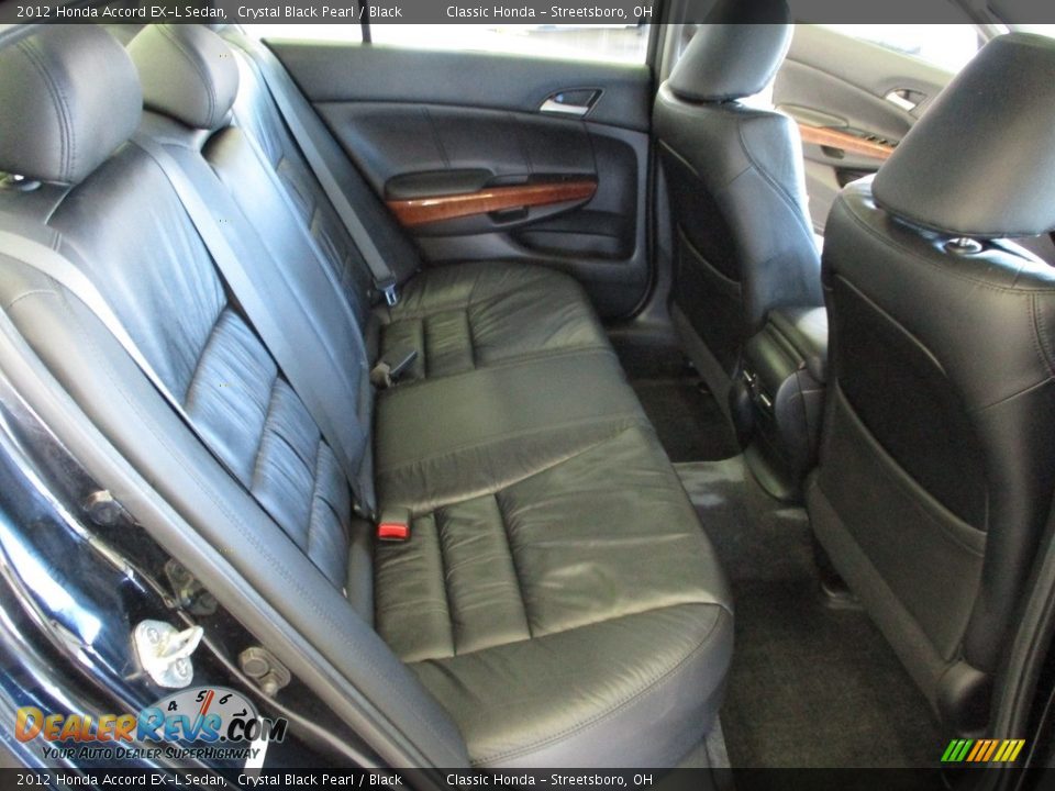 2012 Honda Accord EX-L Sedan Crystal Black Pearl / Black Photo #20