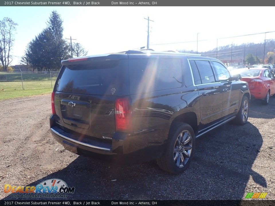 2017 Chevrolet Suburban Premier 4WD Black / Jet Black Photo #10