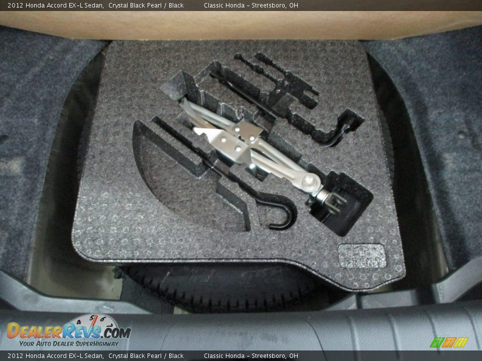 2012 Honda Accord EX-L Sedan Crystal Black Pearl / Black Photo #22