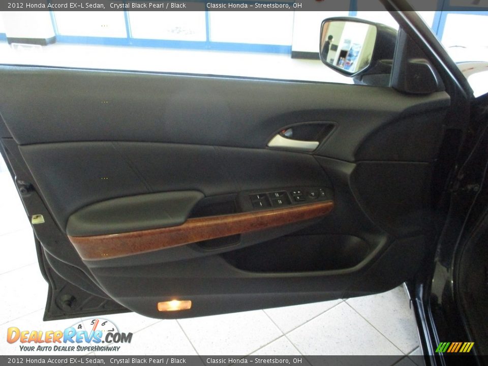 2012 Honda Accord EX-L Sedan Crystal Black Pearl / Black Photo #26