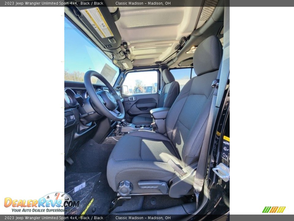 2023 Jeep Wrangler Unlimited Sport 4x4 Black / Black Photo #2