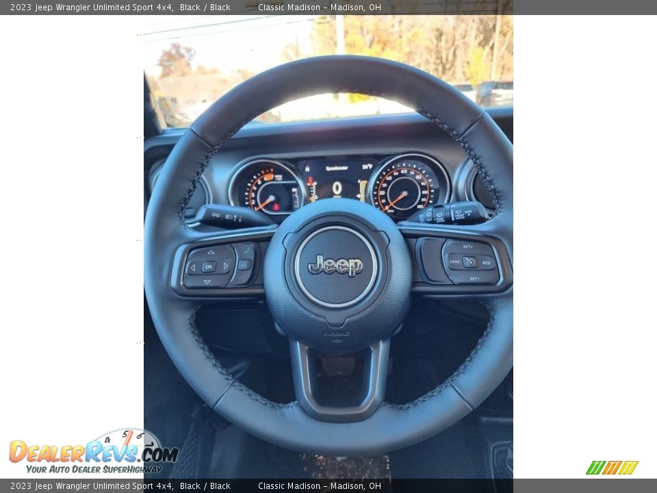 2023 Jeep Wrangler Unlimited Sport 4x4 Black / Black Photo #5