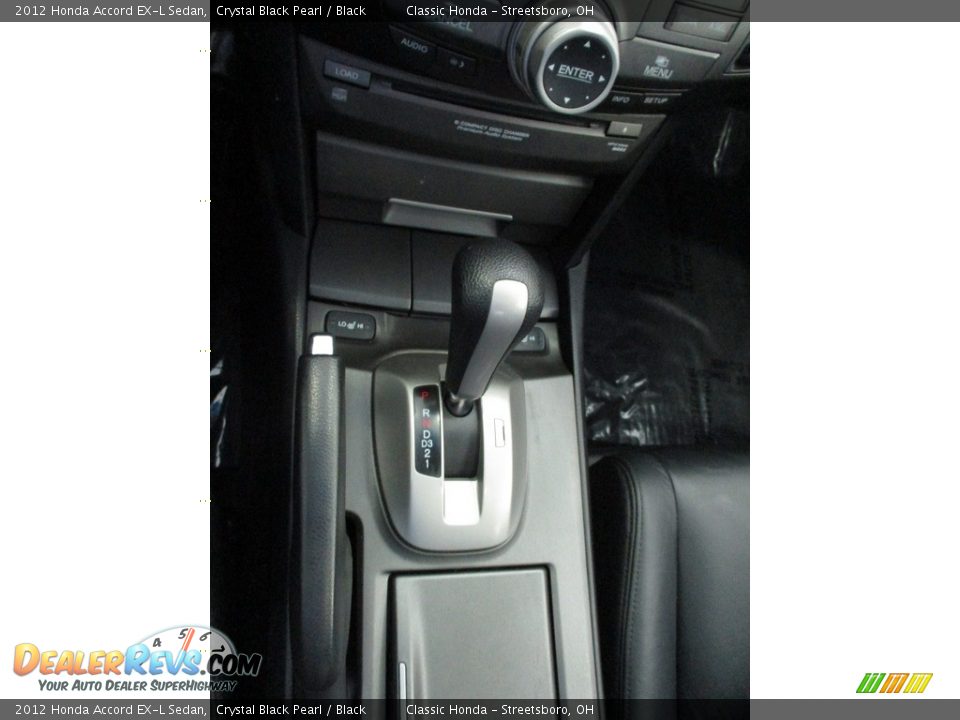 2012 Honda Accord EX-L Sedan Crystal Black Pearl / Black Photo #33
