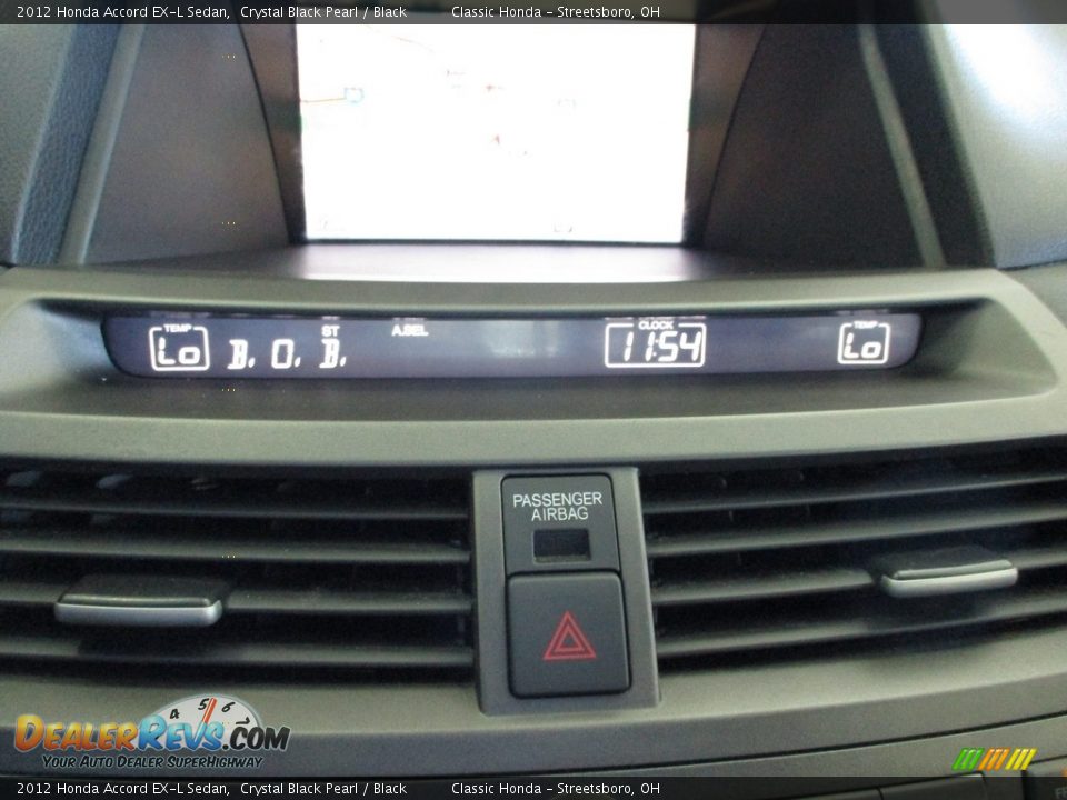 2012 Honda Accord EX-L Sedan Crystal Black Pearl / Black Photo #36