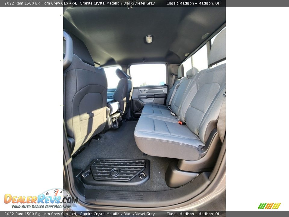2022 Ram 1500 Big Horn Crew Cab 4x4 Granite Crystal Metallic / Black/Diesel Gray Photo #2
