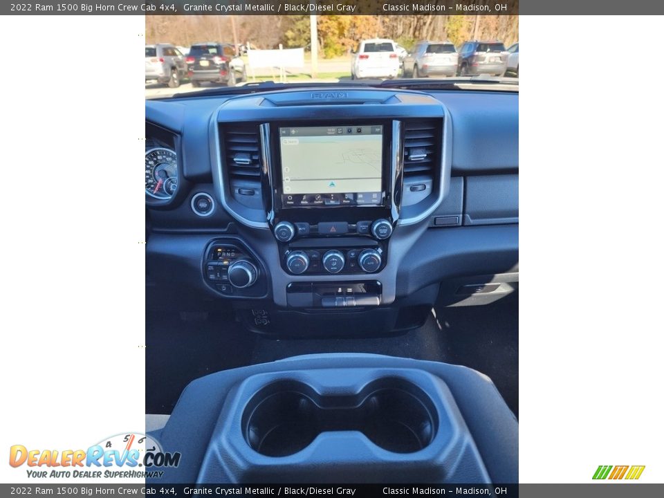2022 Ram 1500 Big Horn Crew Cab 4x4 Granite Crystal Metallic / Black/Diesel Gray Photo #6