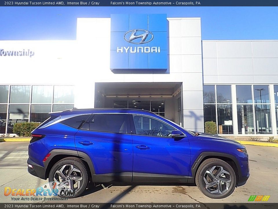 2023 Hyundai Tucson Limited AWD Intense Blue / Gray Photo #1