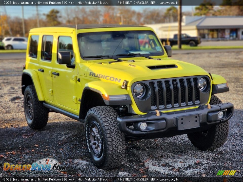 Front 3/4 View of 2023 Jeep Wrangler Unlimited Rubicon 392 4x4 Photo #4