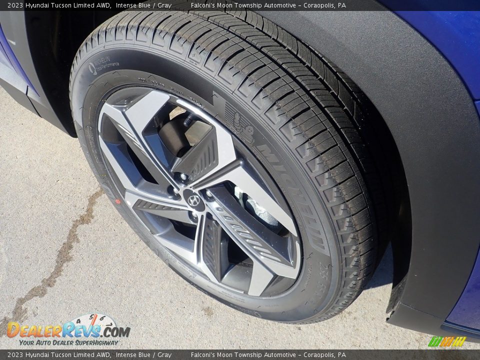 2023 Hyundai Tucson Limited AWD Intense Blue / Gray Photo #8