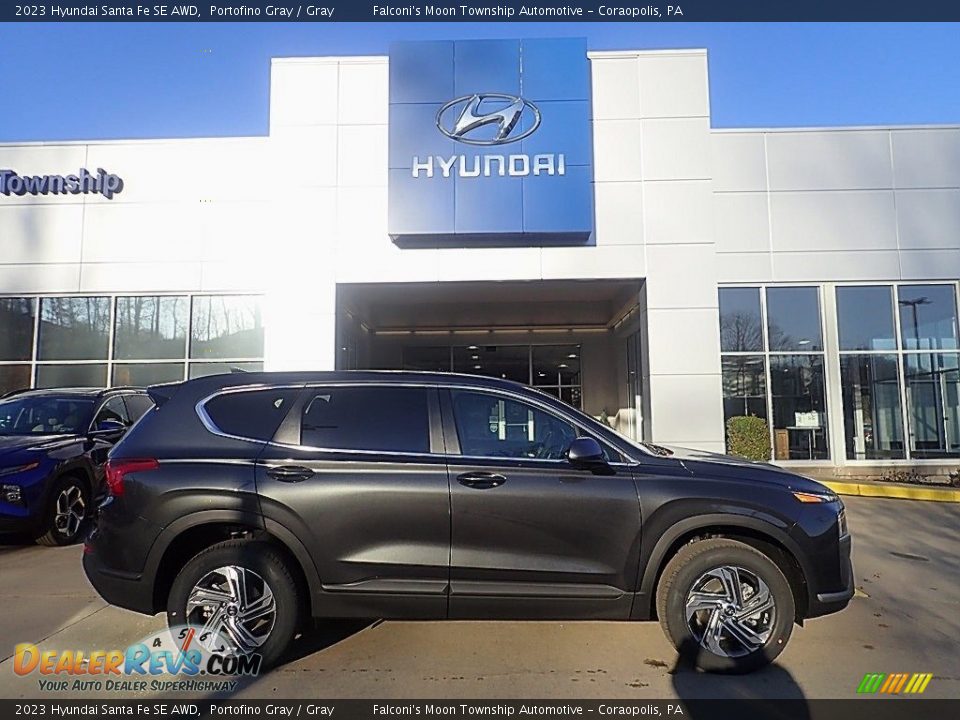 2023 Hyundai Santa Fe SE AWD Portofino Gray / Gray Photo #1