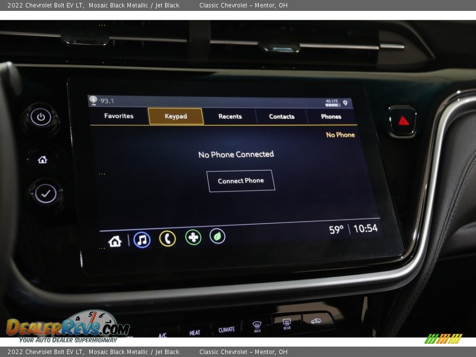 Controls of 2022 Chevrolet Bolt EV LT Photo #13