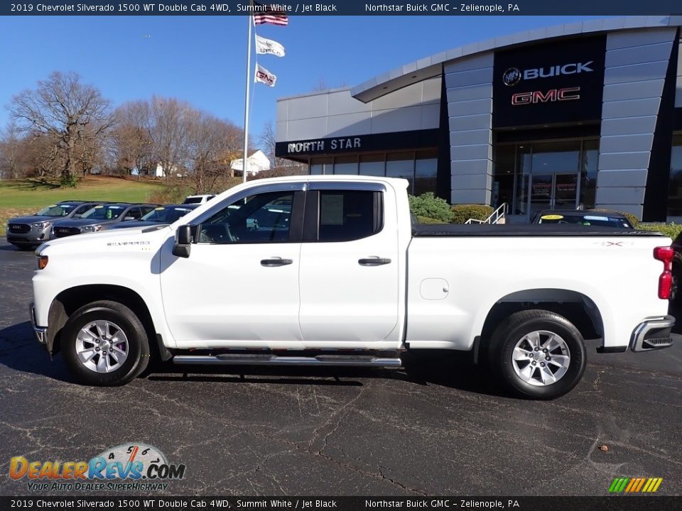 2019 Chevrolet Silverado 1500 WT Double Cab 4WD Summit White / Jet Black Photo #2