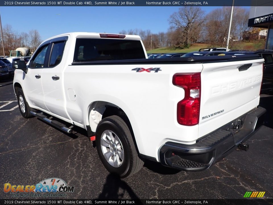 2019 Chevrolet Silverado 1500 WT Double Cab 4WD Summit White / Jet Black Photo #3