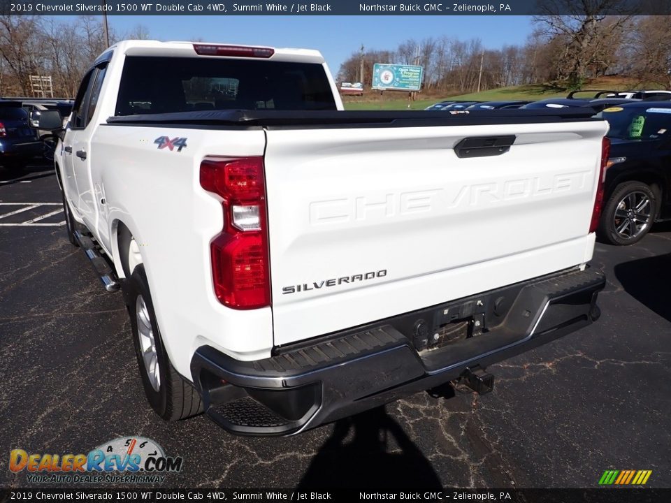 2019 Chevrolet Silverado 1500 WT Double Cab 4WD Summit White / Jet Black Photo #4