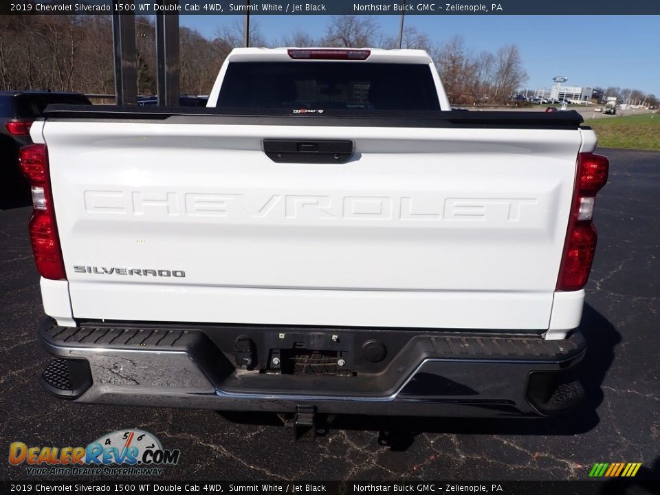 2019 Chevrolet Silverado 1500 WT Double Cab 4WD Summit White / Jet Black Photo #5