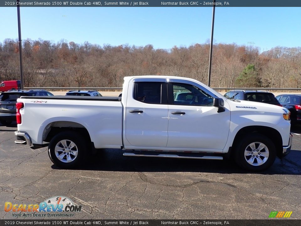 2019 Chevrolet Silverado 1500 WT Double Cab 4WD Summit White / Jet Black Photo #8