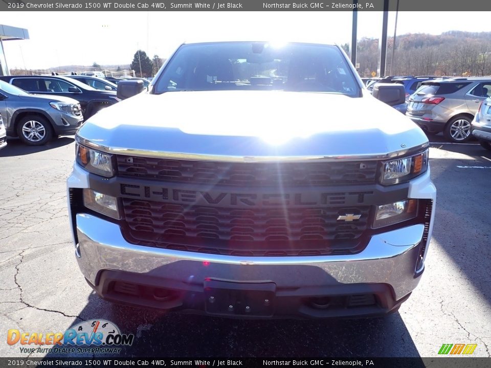 2019 Chevrolet Silverado 1500 WT Double Cab 4WD Summit White / Jet Black Photo #11