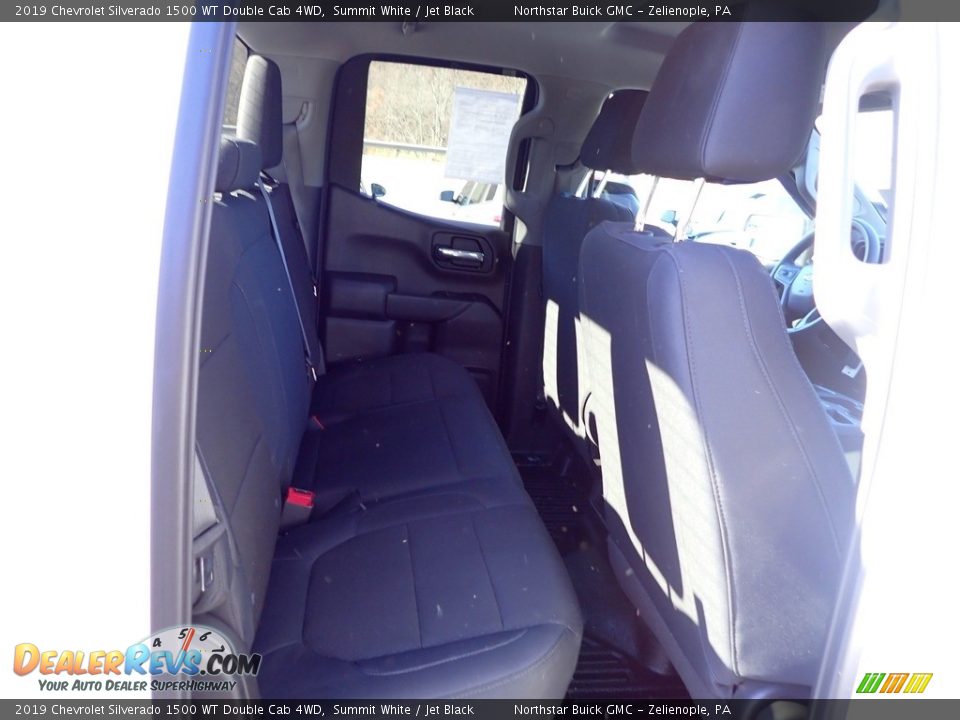 2019 Chevrolet Silverado 1500 WT Double Cab 4WD Summit White / Jet Black Photo #16