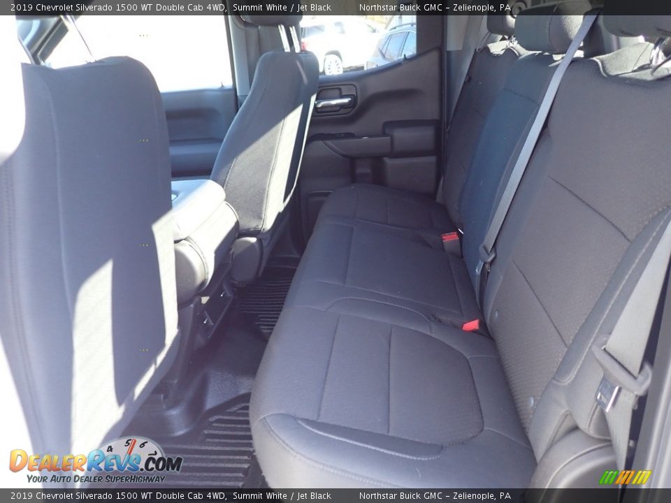 2019 Chevrolet Silverado 1500 WT Double Cab 4WD Summit White / Jet Black Photo #18