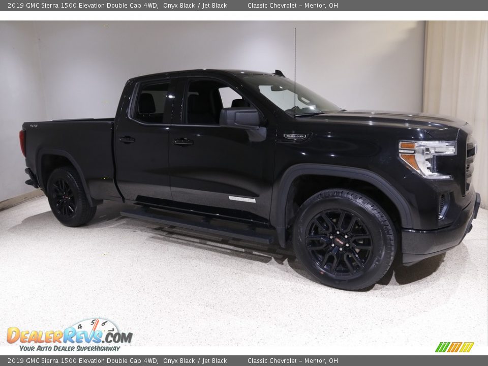 2019 GMC Sierra 1500 Elevation Double Cab 4WD Onyx Black / Jet Black Photo #1