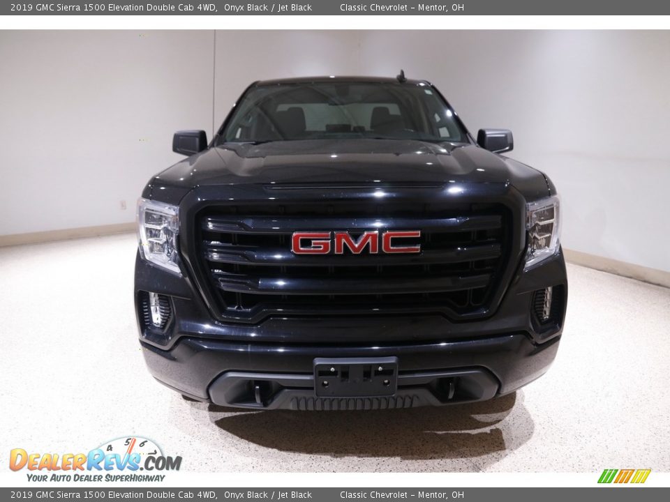 2019 GMC Sierra 1500 Elevation Double Cab 4WD Onyx Black / Jet Black Photo #2