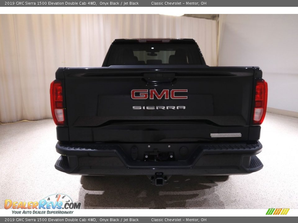 2019 GMC Sierra 1500 Elevation Double Cab 4WD Onyx Black / Jet Black Photo #19